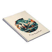 Nordic Pines & Peaks, op maat Notitieboek (Rechterzijde)