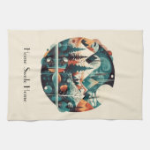 Nordic Pines & Peaks, op maat Theedoek (Horizontaal)