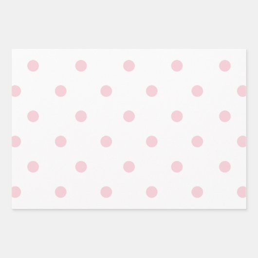Nordic Polka Dots Plaid Baby Roze Kerstmis Inpakpapier Vel (Voorkant 3)