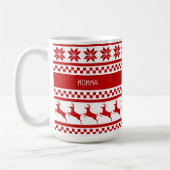 Nordic Print Reindeer op maat Koffiemok (Links)
