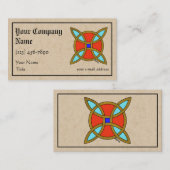 Nordic Protection from Witchcraft or Witch's Knot Visitekaartje (Voorkant / Achterkant)