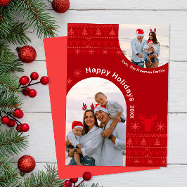 Nordic Red Arch twee-foto vakantie Kaart