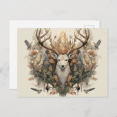 Nordic Retro Pagan Artistic Briefkaart (Voorkant / Achterkant)