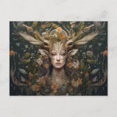 Nordic Retro Pagan Artistic Briefkaart (Voorkant)