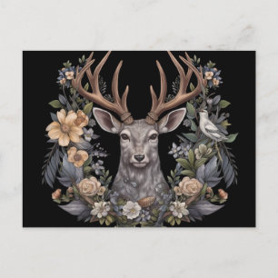 Nordic Retro Pagan Artistic Holiday Kaart