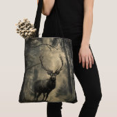 Nordic Samhain Canvas tassen – Stag Design (Dichtbij)