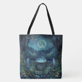 Nordic Samhain Canvas tassen - Witch's Cauldron De (Voorkant)