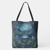 Nordic Samhain Canvas tassen - Witch's Cauldron De (Achterkant)