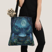 Nordic Samhain Canvas tassen - Witch's Cauldron De (Dichtbij)