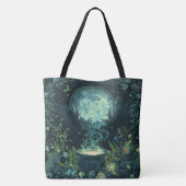 Nordic Samhain Canvas tassen - Witch's Cauldron De (Achterkant)