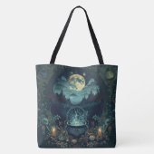 Nordic Samhain Canvas tassen - Witch's Cauldron De (Achterkant)