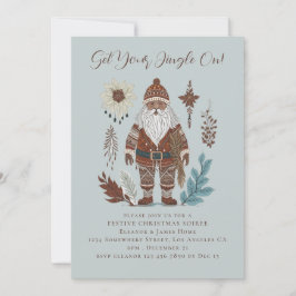 Nordic Santa Vrolijk Kerstfeest Kaart