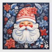 Nordic Santa Window Cling Raamsticker (Vel)