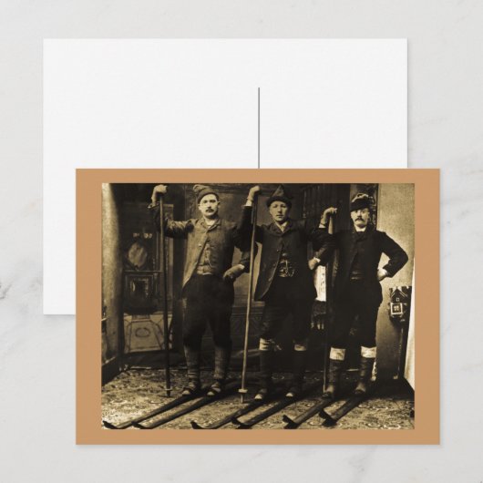 Nordic Ski Club Briefkaart (Voorkant / Achterkant)