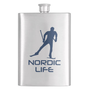 Nordic Skiing Life Flacon