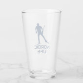 Nordic Skiing Life Glas (Achterkant)