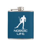 Nordic Skiing Life Heupfles (Voorkant)