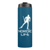 Nordic Skiing Life Thermosbeker (Voorkant)