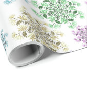 Nordic Snow Garden Cadeaupapier (Rol Hoek)