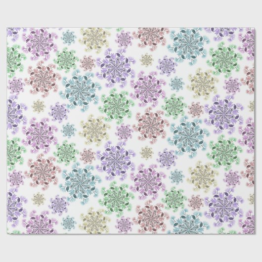 Nordic Snow Garden Cadeaupapier (Vlak)