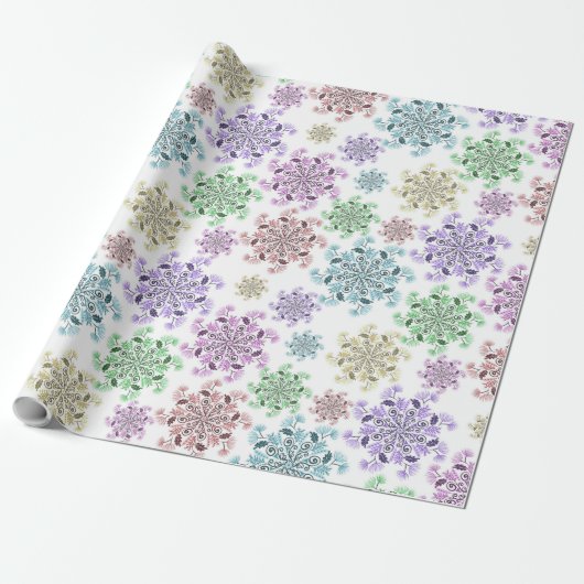 Nordic Snow Garden  Cadeaupapier (Uitgerold)