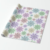 Nordic Snow Garden Cadeaupapier (Uitgerold)