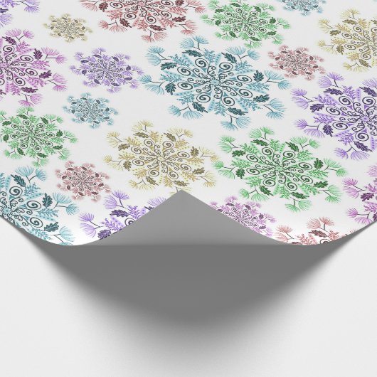 Nordic Snow Garden  Cadeaupapier (Hoek)