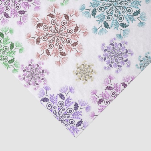 Nordic Snow Garden  Tissuepapier (Detail)