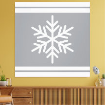 Nordic Snowflake Moderne Grijze Witte Sportieve St