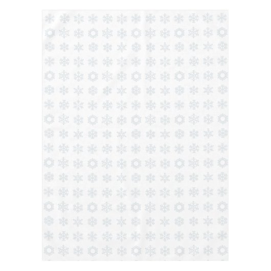 Nordic Snowflake Pattern White Tablecloth Tafelkleed (Voorkant)