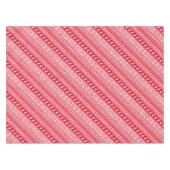 Nordic Snowflake Reindeer Ugly KerstSweater Tafelkleed (Voorkant (Horizontaal))