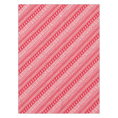 Nordic Snowflake Reindeer Ugly KerstSweater Tafelkleed (Voorkant)