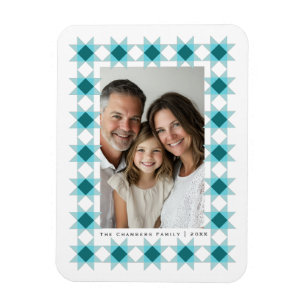 Nordic Star Lijst Blue Aqua Magneet