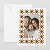 Nordic Star Lijst Cream Feestdagenkaart (Voorkant / Achterkant)