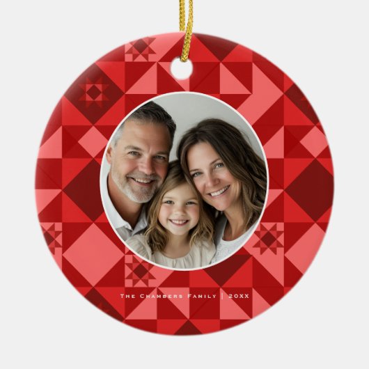 Nordic Star Lijst Keramisch Ornament (Voorkant)