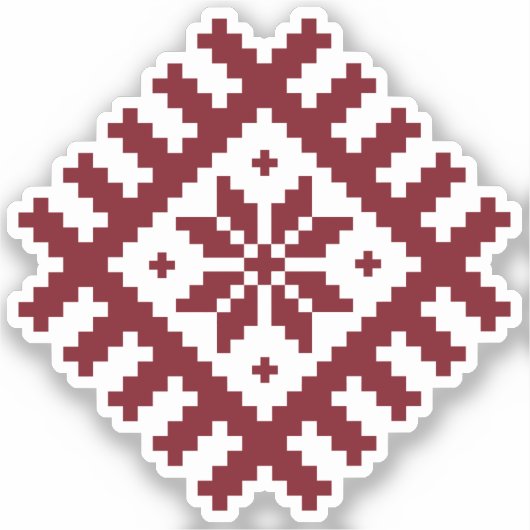 Nordic Star Sticker (Voorkant)