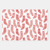 Nordic Stockings Red en White Inpakpapier Vel (Voorkant)