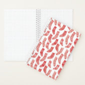 Nordic Stockings Red en White Notitieboek (Binnen)