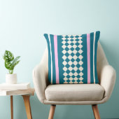Nordic Streep Pastel Kussen (Stoel)