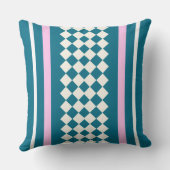 Nordic Streep Pastel Kussen (Achterkant)