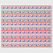 Nordic Style Cat Images Christmas Cadeaupapier (Vlak)