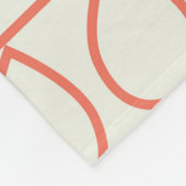 Nordic Style Geometrische Floral . Fleece Deken (Hoek)