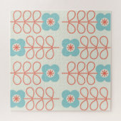 Nordic Style Geometrische Floral . Legpuzzel (Horizontaal)