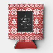 Nordic Style Kersttrui Party Blikjeskoeler (Voorkant)