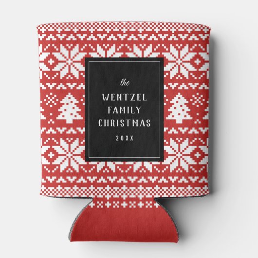 Nordic Style Kersttrui Party Blikjeskoeler (Achterkant)