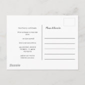 Nordic Style Moving Announcement Briefkaart – Scan (Achterkant)