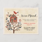 Nordic Style Moving Announcement Briefkaart – Scan (Voorkant)