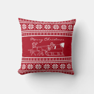 Nordic sweater patroon gooien kussen Aangepaste