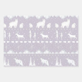 Nordic Sweater Winterdieren Pastelkleuren Inpakpapier Vel (Voorkant 2)