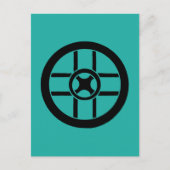 Nordic Symbol: Wheel Cross Briefkaart (Voorkant)